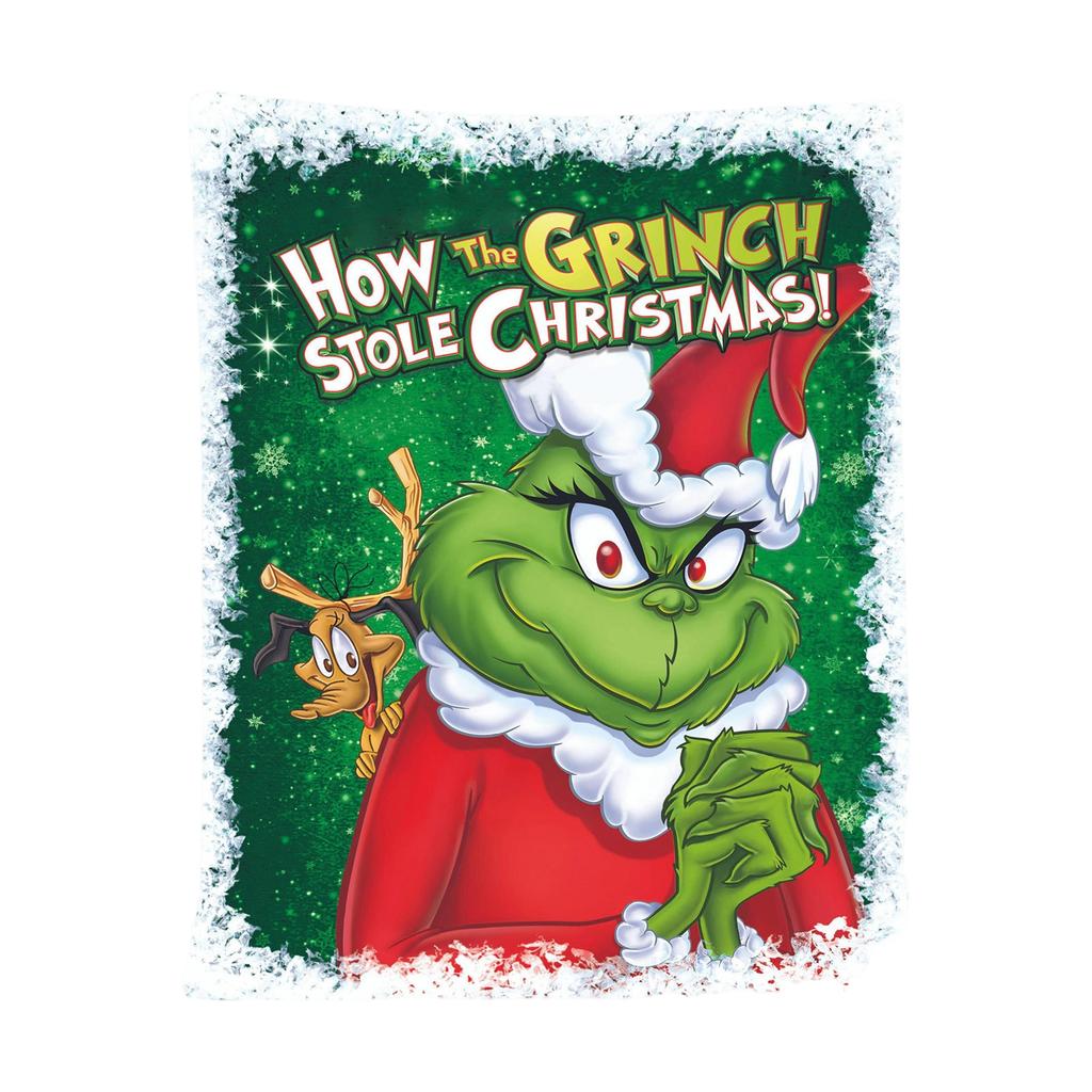 Printed Flannel Blanket Is Thick And Warm For Christmas, Suitable For The Elderly And Children To Keep Warm In Winter