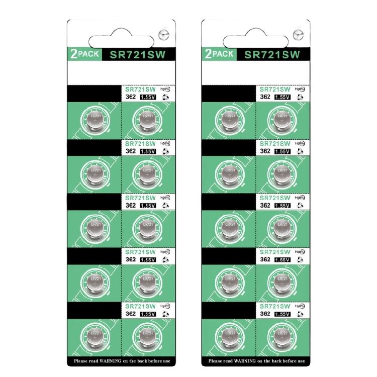 LR721 AG11 Batteries Large Capacity R721/AG11/SR721/362 Batteries For Watches Electronics Small Size Easy To Install
