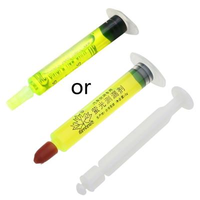 A/C System Leak Test Detector UV Dye High Concentration Leakage Testing Agent 2.5ml Fluorescent Agent Radiator
