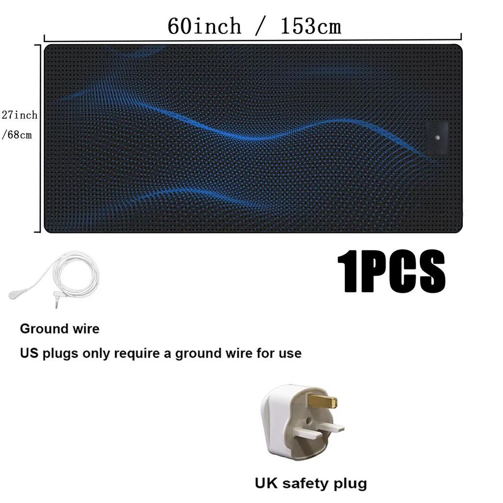 Grounding Sleep Mat Conductive Leather Earthing Mattress Pad Better Sleep Stress Relief