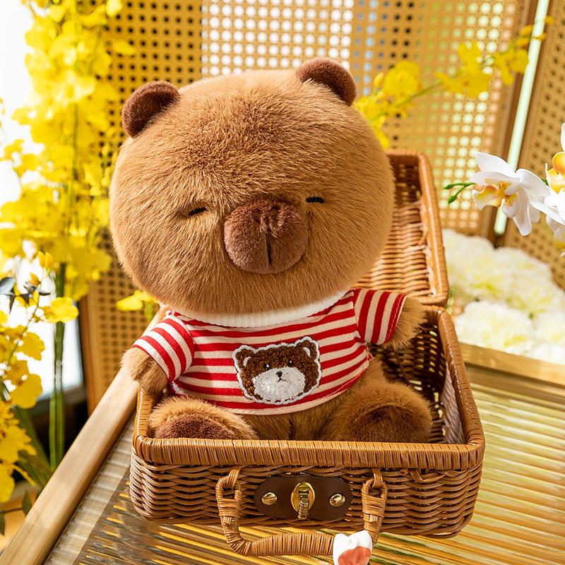 Sweater Capybara Plush Toy Kapibara Doll Children'S Birthday Gift Sleeping Pillow Doll