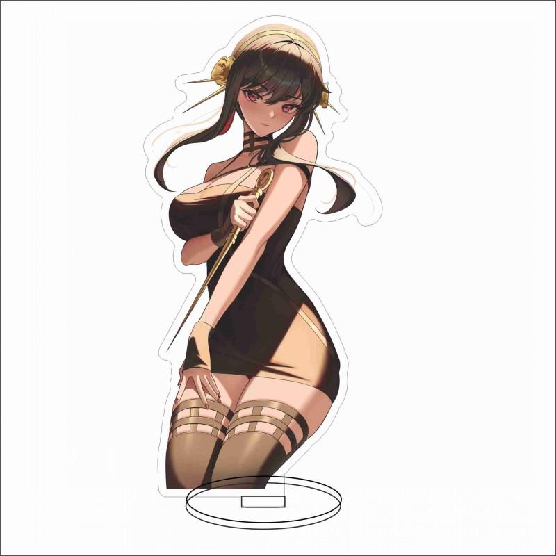 15CM SPY×FAMILY Anime Figure Yor Forger Cosplay Sexy Style Acrylic Stands Model Tabletop Decor Props Standing Sign Fans