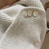 Unregelmäßige Strickweste Cardigan Damen Frühling und Herbst Locker sitzendes und ärmelloses Design mit einem Nischen-V-Ausschnitt Strickweste Damen