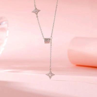 Starlight Tassel Star Clavicle Necklace - Women's High-end Luxury Choker