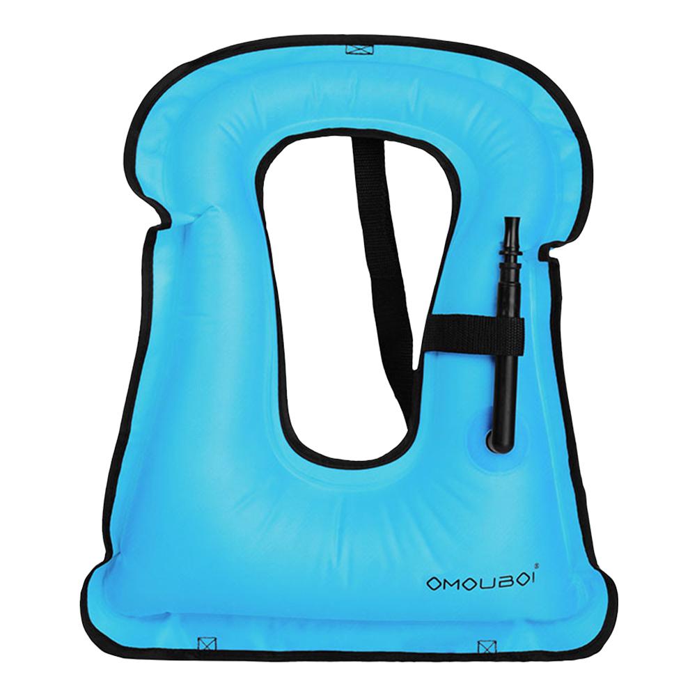 

Inflatable Snorkeling Vest Water Sports Safety Vest Inflatable Buoyancy Vest for Snorkeling Swimming Kayaking Boating синій