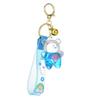 Yousheng Mini Bear Keychain with Pendant Charm Acrylic Metal Bag Charm Wristlet Bracelet Key Ring for Women Girls