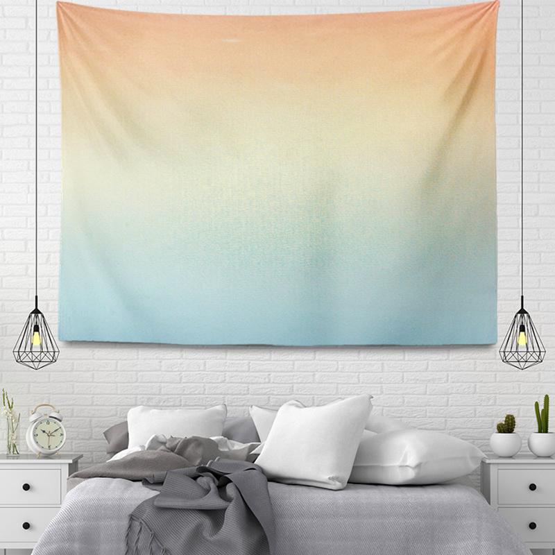 Summer Seaside Waves Sunset Beautiful Scenery Printing Pattern Tapestry Home Living Room Bedroom Wall Decoration Tapestry