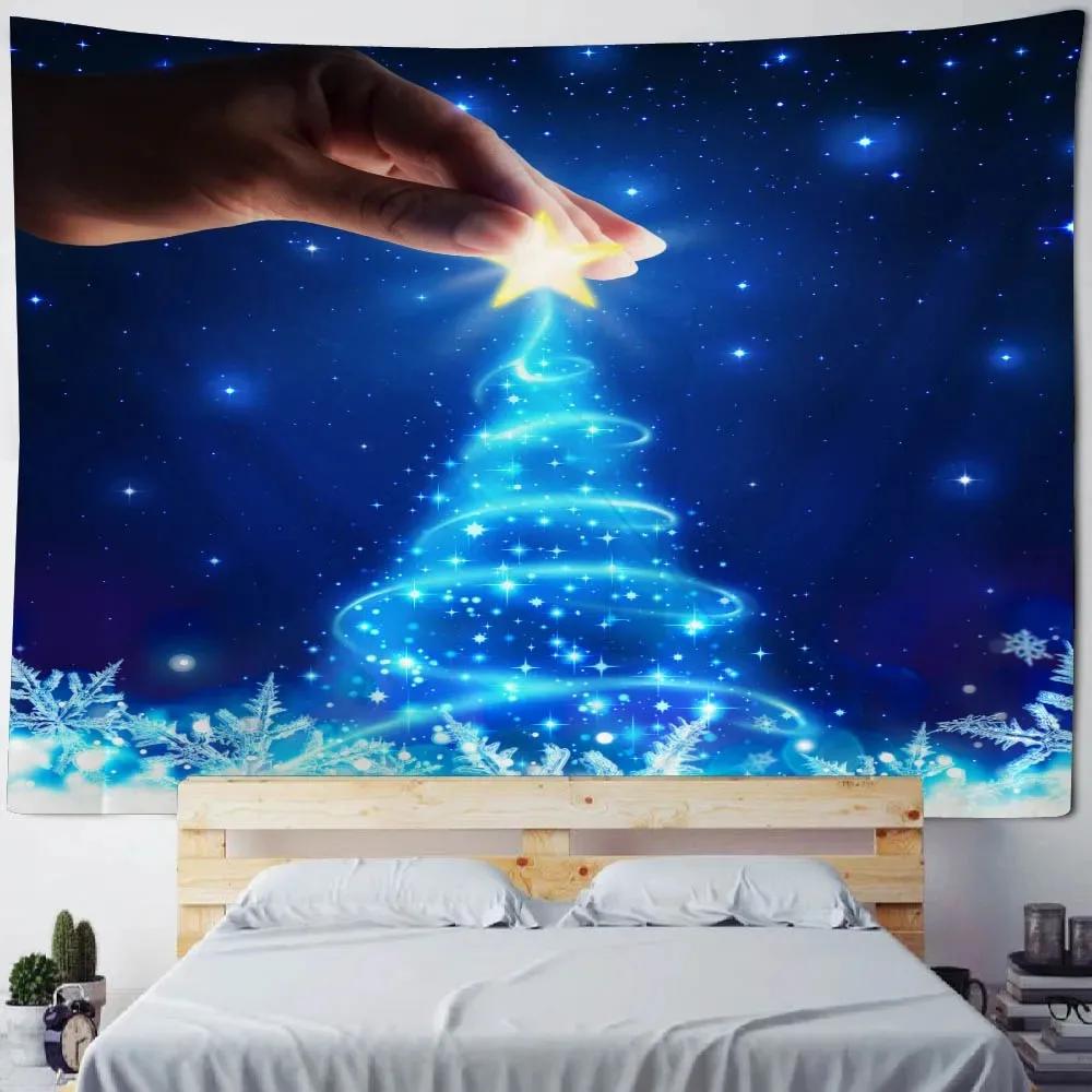 Weihnachtsbaum Muster Dekorative Wandteppich Heim Wohnzimmer Schlafzimmer Wanddekoration