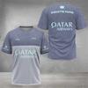 Camiseta Deportiva Padel de Manga Corta Transpirable Verano Secado Rápido Calle Hombre