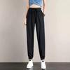 Pantalones de Encaje Acampanados de Seda de Hielo para Mujer - Sueltos, Adelgazantes, Modernos, Ligeros para Verano