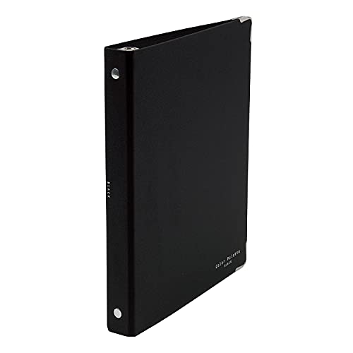

Kokuyo Color Palette Metal Round Ring Binder, A5-S, 20 Holes, Up to 100 Sheets, 5 Colorful Tab Dividers, Middle Vertical Type, Black, Japan Import (RU