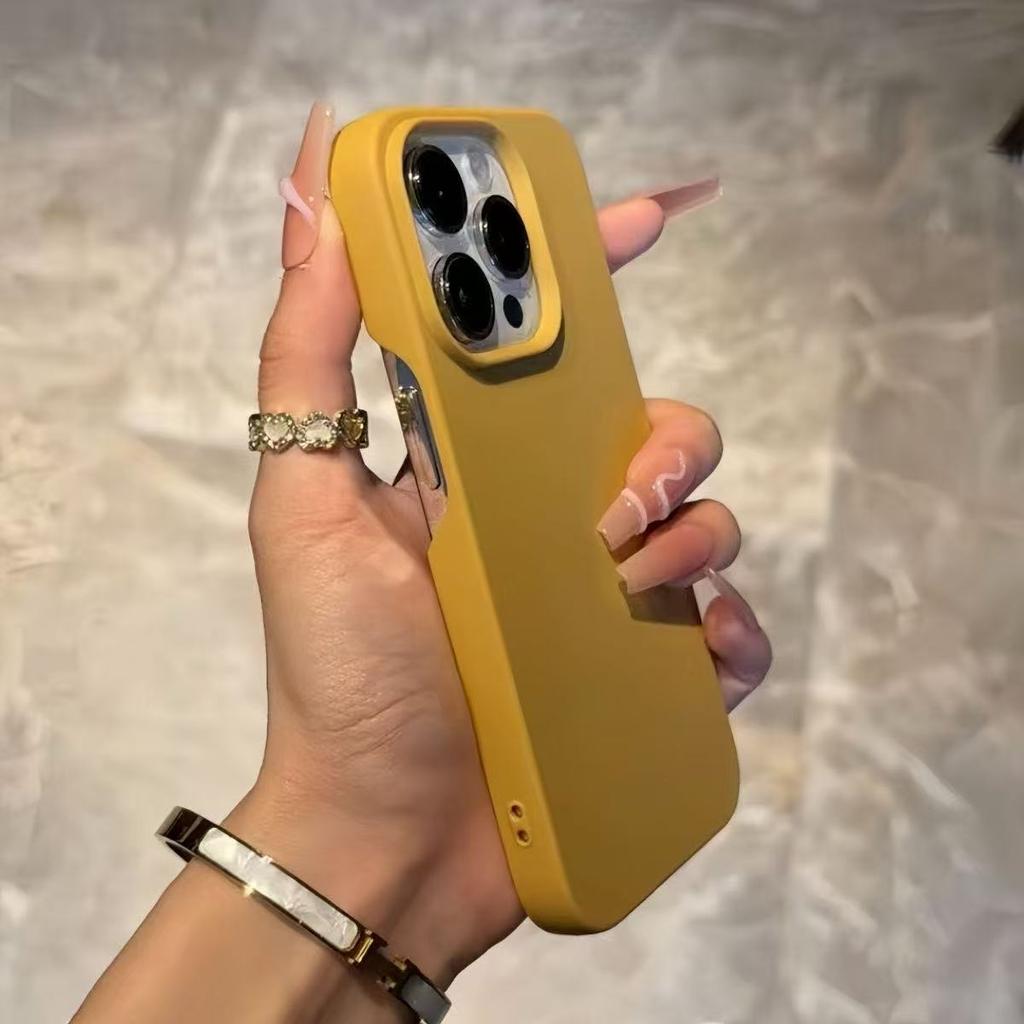 Einfarbiges schlichtes Half-Pack Mattes Gehäuse High-End Geeignet für iPhone15promax Apple 11 Handyhülle 14pro 13