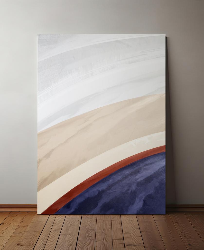 Poster Abstraction Multicolor Ombre