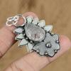 Natural Black Rutile Gemstone Pendant 925 Sterling Silver Jewelry For Women