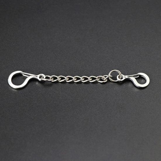 Carabiner Clip Pendant Clasps Spring Ring Jewelry Clasps Titanium Alloy Necklace Connector for Jewelry Bracelet Making