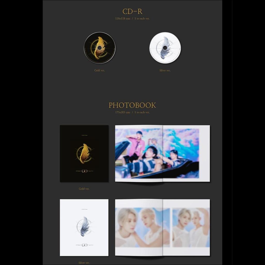 CIX [GO Chapter 1 GO Together] 8th Mini Album (Gold Ver. / Silver Ver.)