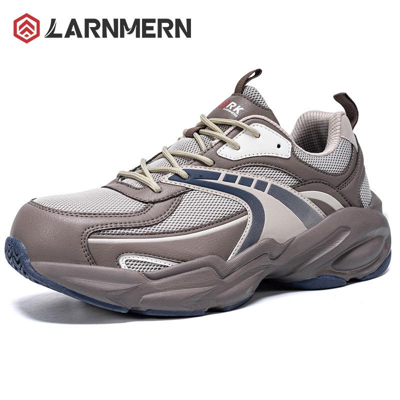 Langmeng High-End Safety Shoes: Autumn/Winter Fashion, Steel Toe, Anti-Smash, Anti-Puncture, Soft Sole, Protective Dad Work Shoes