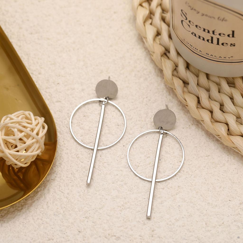 Strictly Selected Personalized Geometric Earrings, Fashionable Circle One-Shaped Stud Earrings