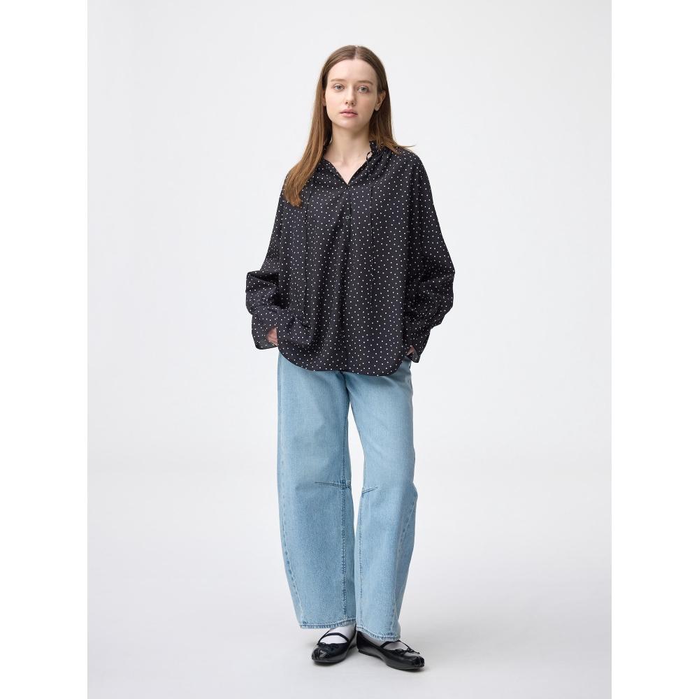 Gu By Uniqlo Frill Neck Tunic