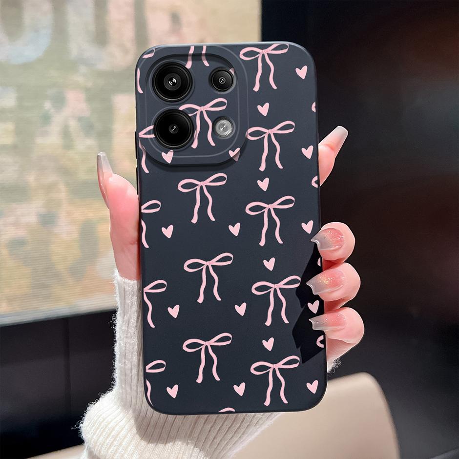 Case For Redmi Note13 13Pro 13 Pro+ Oil Painting Flower Anti-fall Minimalist Protector For Xiaomi Redmi Note 13 Pro Plus Funda