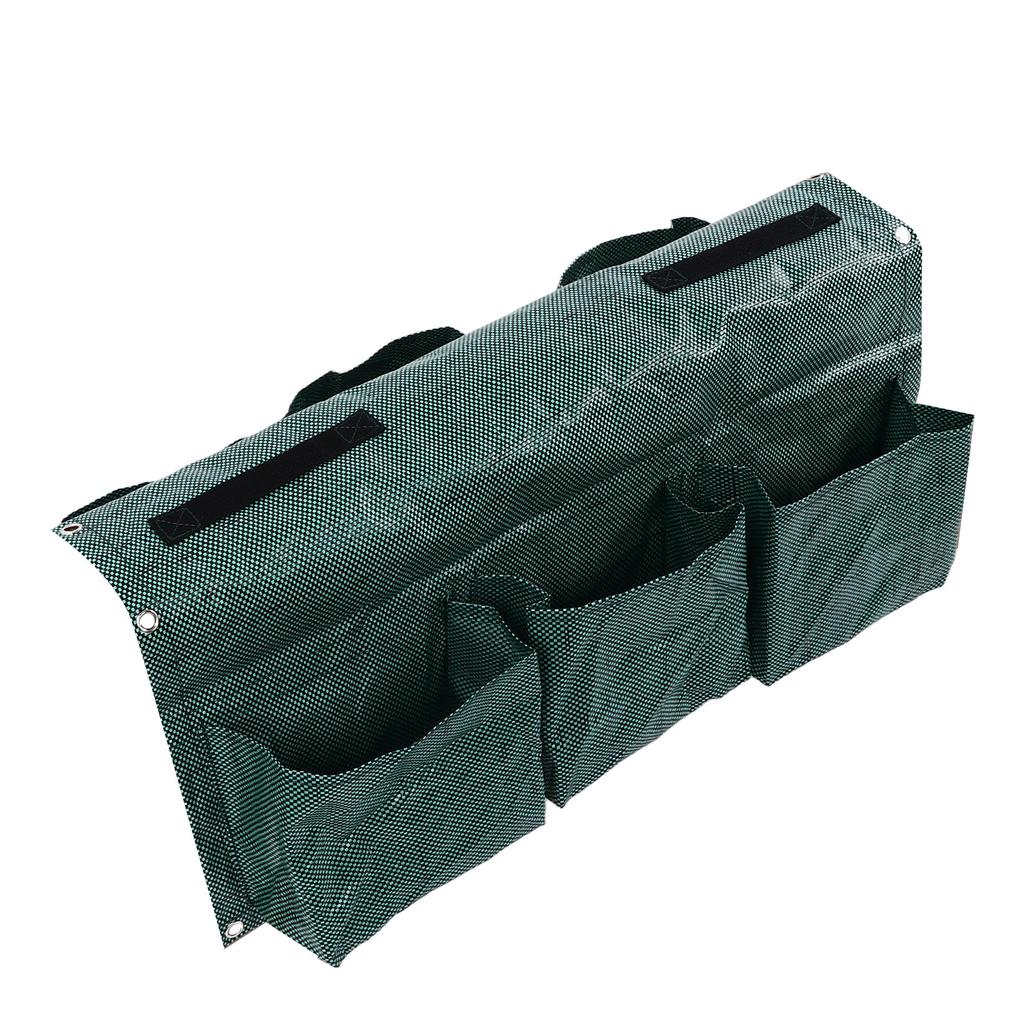 Hanging Garden Double Sided Planter Grow Bags Breathable with 6 Pockets for Garden Fence Home
