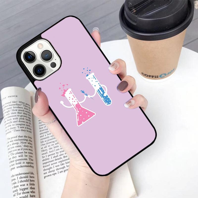 Atom Chemistry Science Phone Case For iPhone 17 Air 13 12 14 15 16 Cover For Apple Pro Max 6S Plus Coque