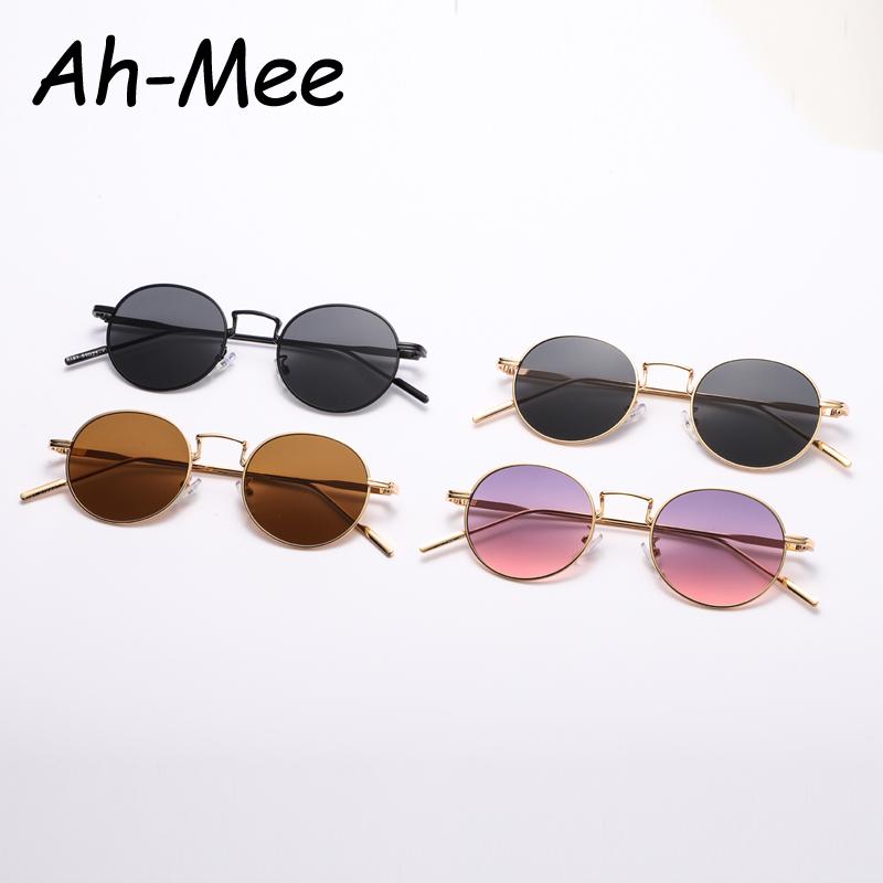 3pcs Pack Classic Small Frame Round Sunglasses Women/Men Brand Designer Alloy Mirror Sun Glasses Vintage Eyeglass UV400