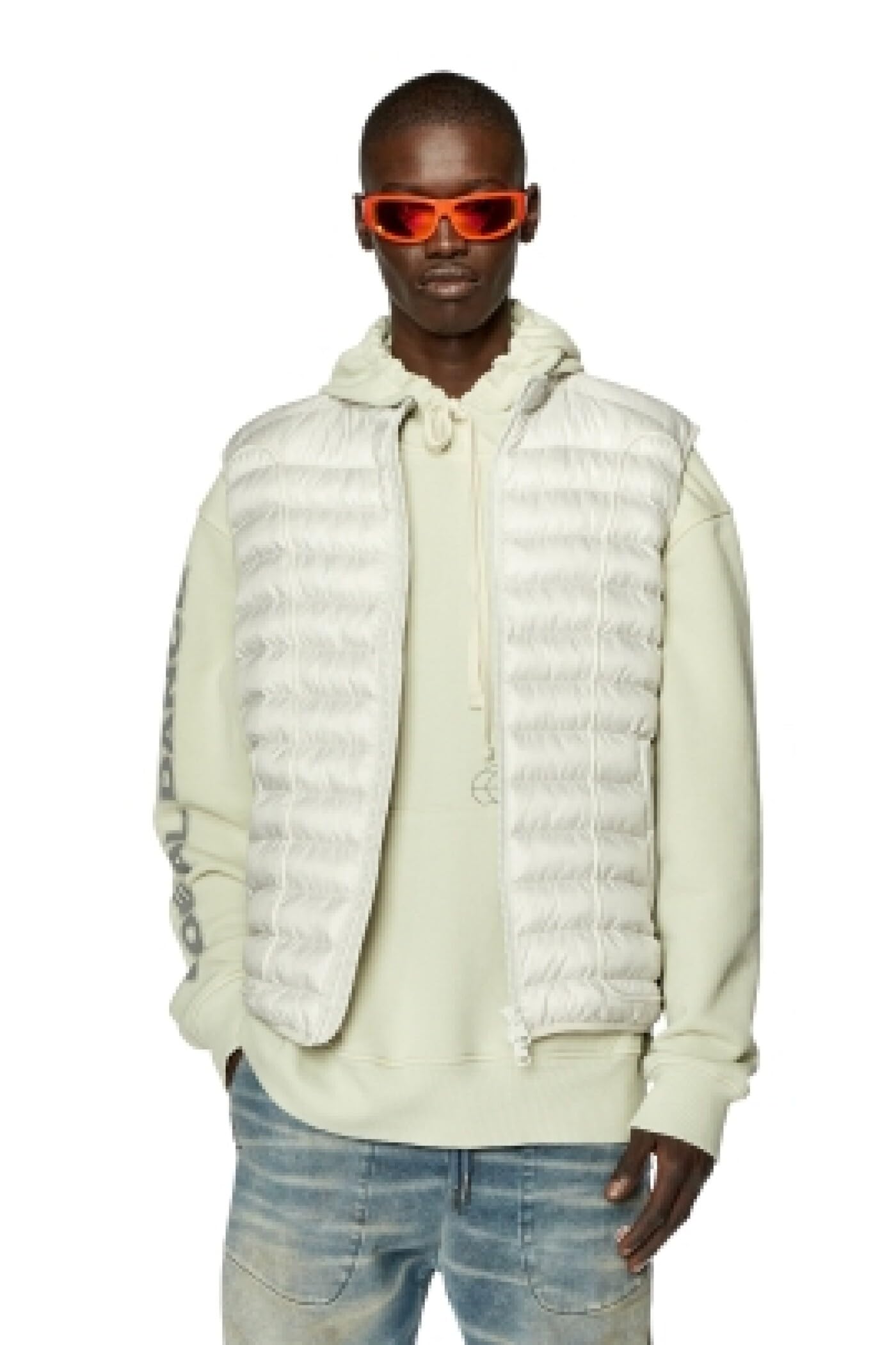 

Куртка зимняя куртка Regular Fit жилет Thinsulate A106930BHAZ 44 Белый 8AF [Дизель] Мужская