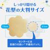 Disposable Nipple Covers for Sweat and Water Strong 30 Pairs [RYNEXT] Women, Resistant, Adhesive, Flower-Shaped Cut, (60 Sheets)
