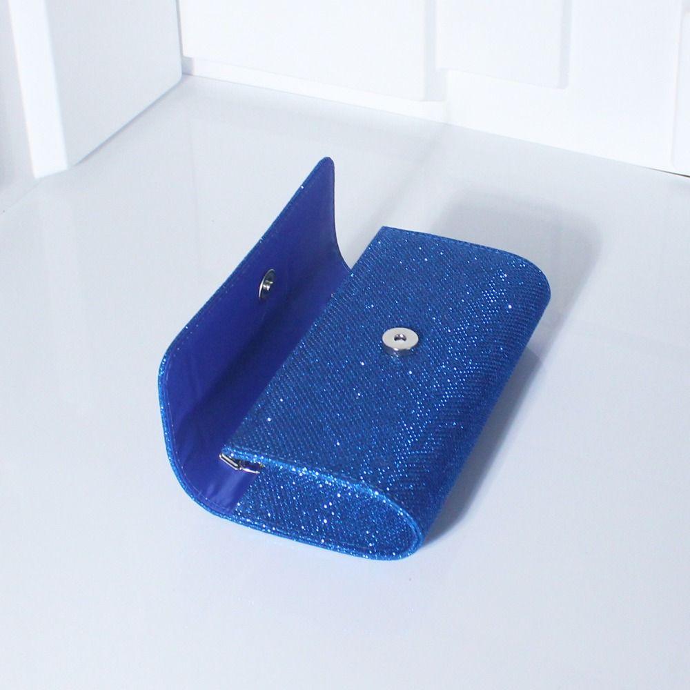 Fashion Champagne Evening Handbag Glitter Chain Dinner Bag Evening Purse Clutch Bag  Bride