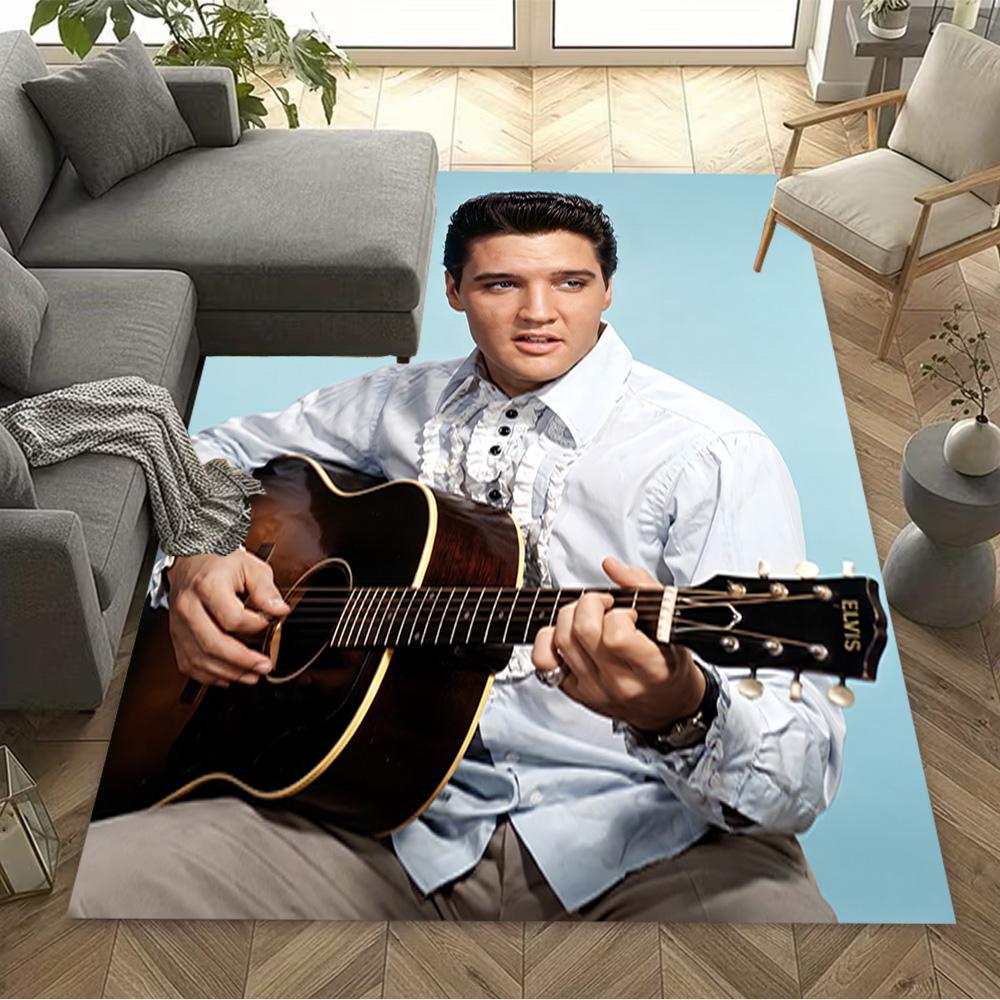 Elvis Presley: Rock Roll Floor Mat Suitable for Decorate room Entryway Dining Room Outdoor Anti-slip Rug Office home decor Perfect Gift for Women/Men
