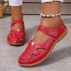 Large size 3 bag head sandals women's summer new retro hollow Velcro sandals women's shoes