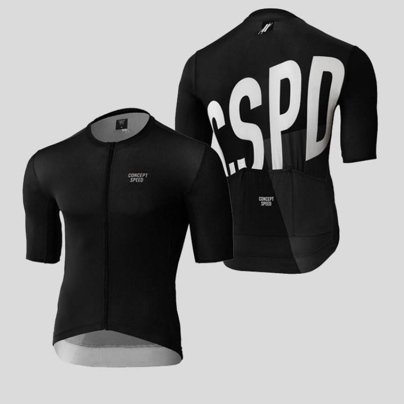 CSPD Men Women's Milk Silk Short-sleeved Cycling Clothes Breathable Bicycles Mountain Bikers Road Tops