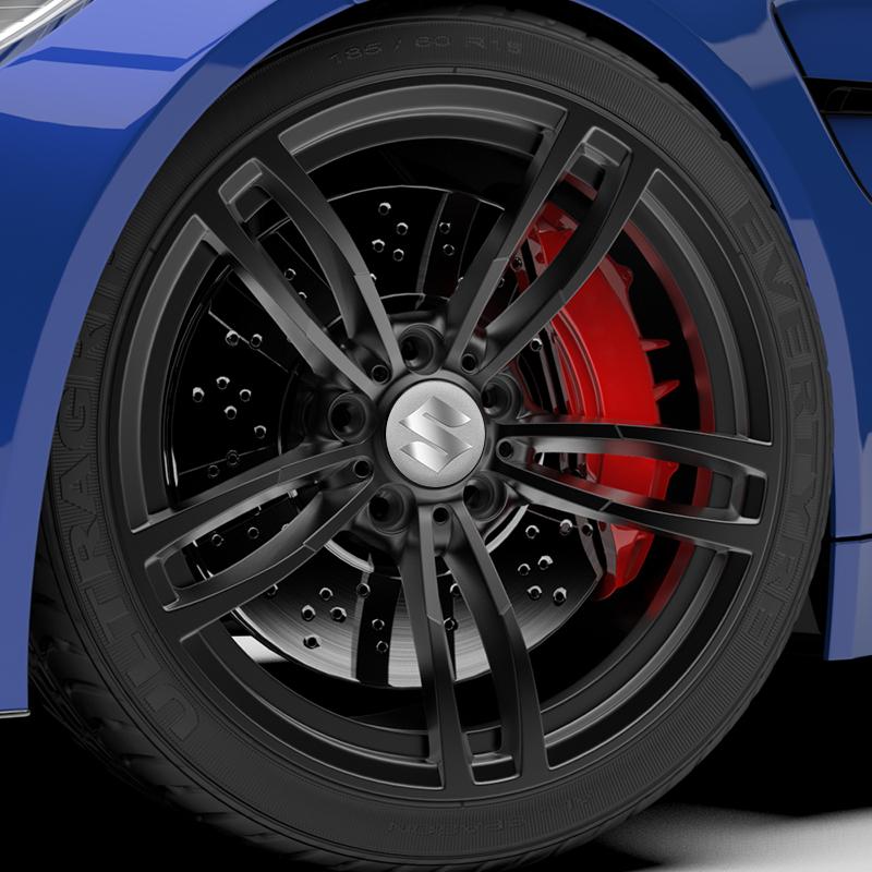 4PCS 56MM Wheel Hub Cap Sticker Car Caps Rim Stickers Badge Cover Decoration For Suzuki JIMNY Grand Vitara Sx4 Swift Alto