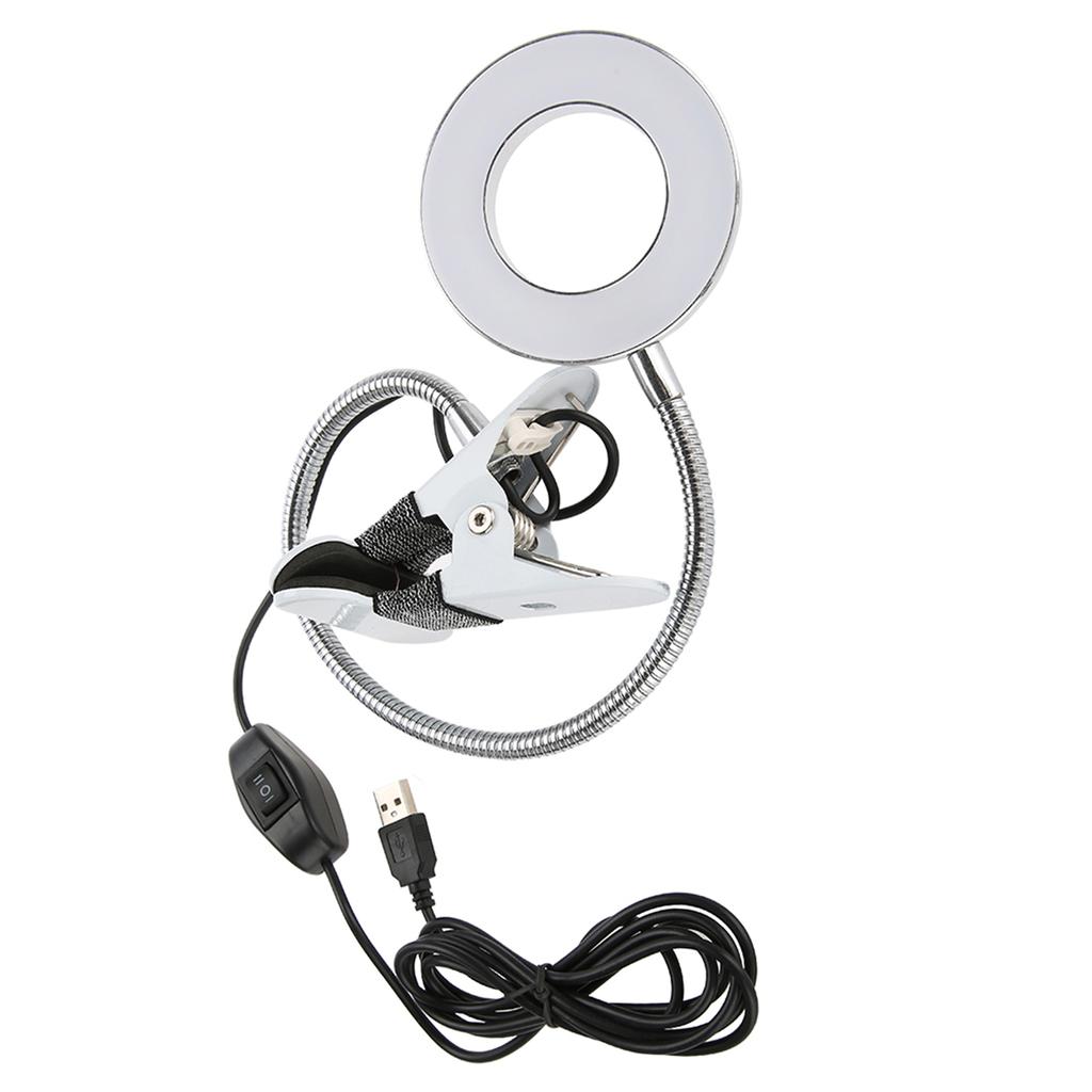 Lampa LED do makijażu tatuażu USB Lampa stołowa kosmetyczna z klipsem do microbladingu brwi eyelinera