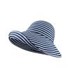 Lightweight Sun Hats Foldable Summer Hats New Stripe Fisherman Hat  Summer Travel