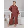 Autumn and Winter Cross-border New Foreign Trade Women's Clothing Long-sleeved Shirt Loose Pants Two-piece Set