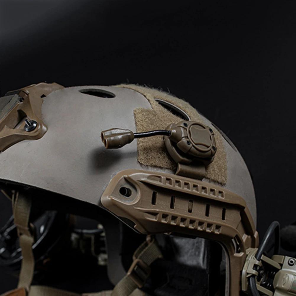 New Tactical Helmet Light Nylon Airsoft Helmet Light Lamp Energy Saving Hunting Military Helmet Flashlight