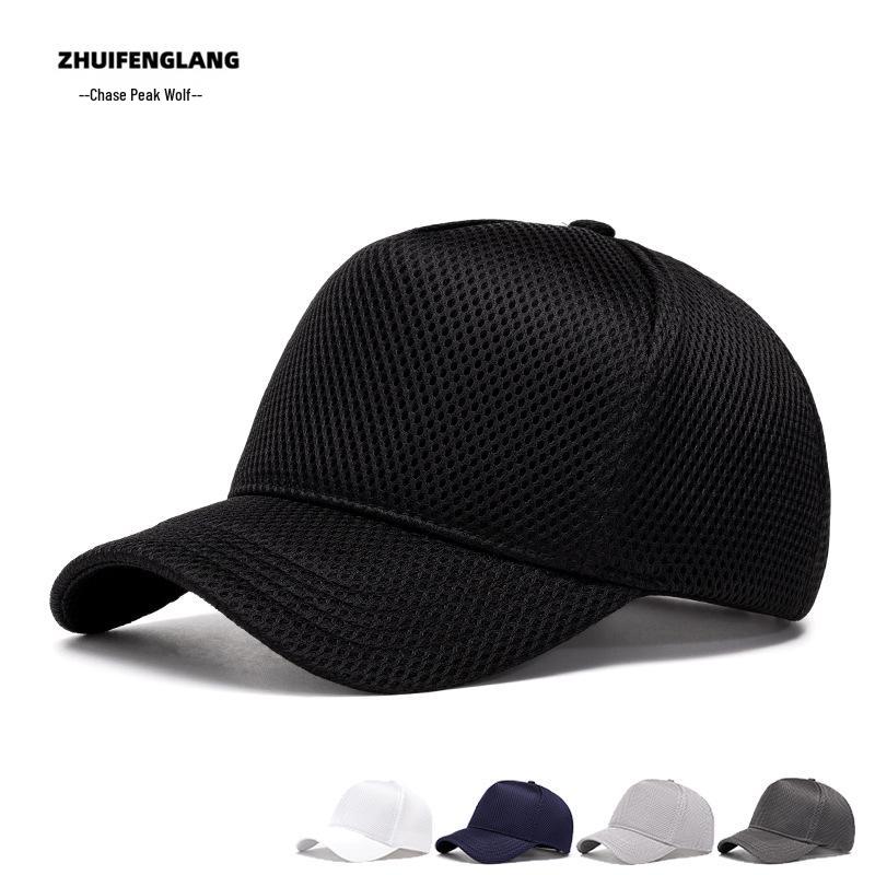 Men's Cotton Solid Color Curved Brim Baseball Cap - Outdoor/Sun Hat for Spring & Summer