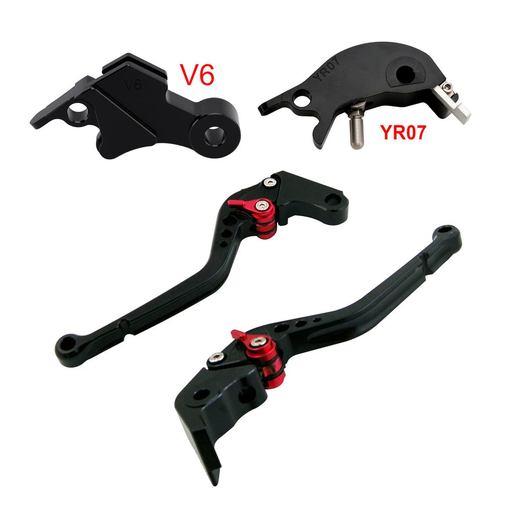 Long Clutch Brake Lever fit for YAMAHA XSR900 XSR900GP MT-09 MT-09SP 2024-2025 Black