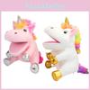 Unicorn Hand Puppet Plush Doll Toy Soft And Cuddly Role-playing Companion For Kids