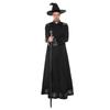 Halloween Black Wizard Wizard Robe Wicked Witch Adult Men's and Women's Stage Costumes