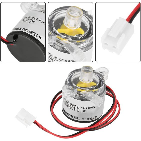 Brushless DC, Submersible, White Food Grade Brushless Submersible for Aquarium, Fountain, Small Fish Pond (6W)