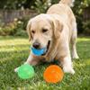 3Pcs Bite Tough Dog Chew Ball Multi Color Elastic Pet Ball Pet Teething Toy  Indoor Play