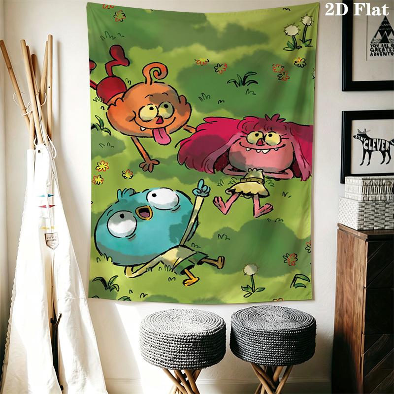 Anime Characters Pattern Home Decor Tapestry, Wall Hanging, Decorative RV Wall Cloth.XGT0914302