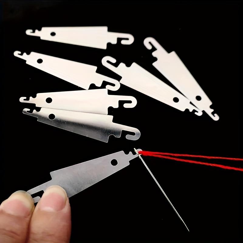 2Pcs Needle Threader, Insert-Type Embroidery Needle Threader, DIY Cross Stitch Accessories