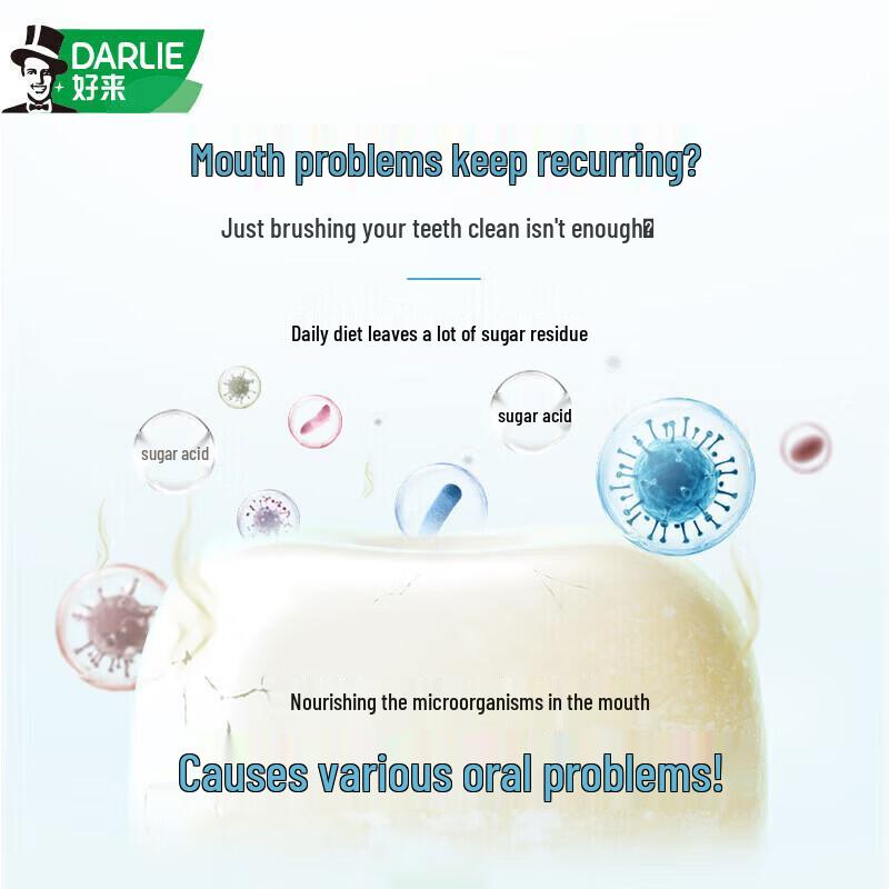 Darlie Fresh Tea Mint Toothpaste with Toothbrushes