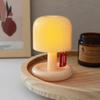 Tabletop Mushroom Table Lamp USB Rechargeable Minimalist Desk Lights Sunset Night Light  Coffee Bar