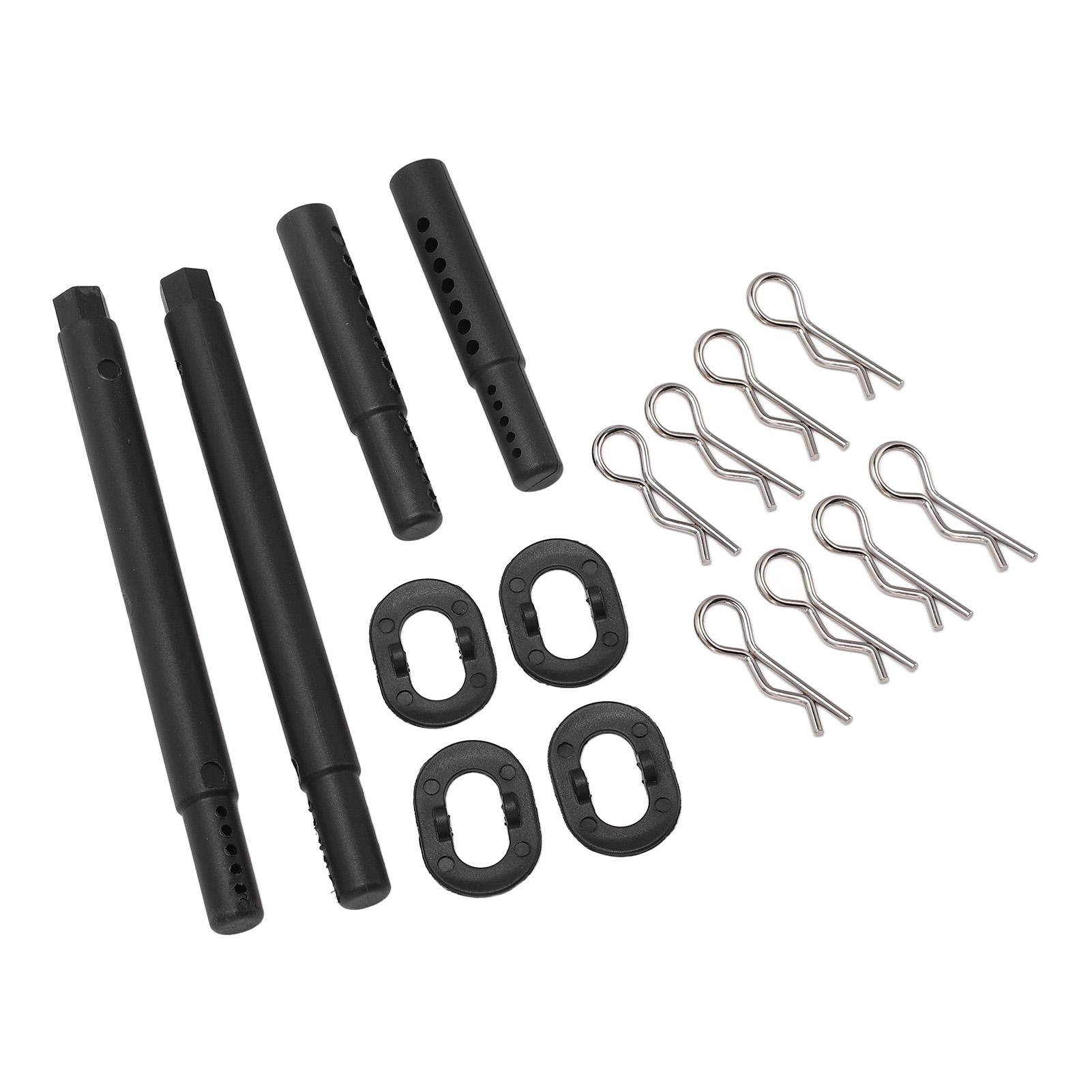 

RC Body Mount Post Set Plastic RC Car Shell Holder with Steel Buckles for ZD Racing 1 7 EX07