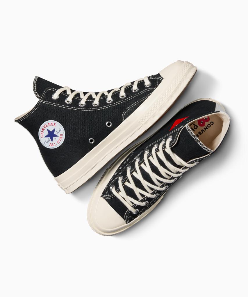 Converse X Play Comme Des Garçons Single Heart Chuck 70 High A08801C